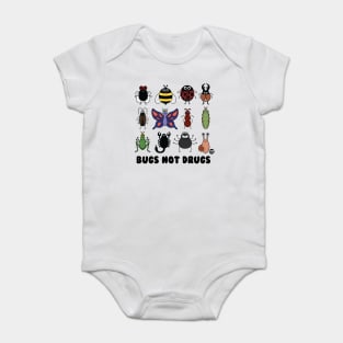 BUGS NOT DRUGS Baby Bodysuit